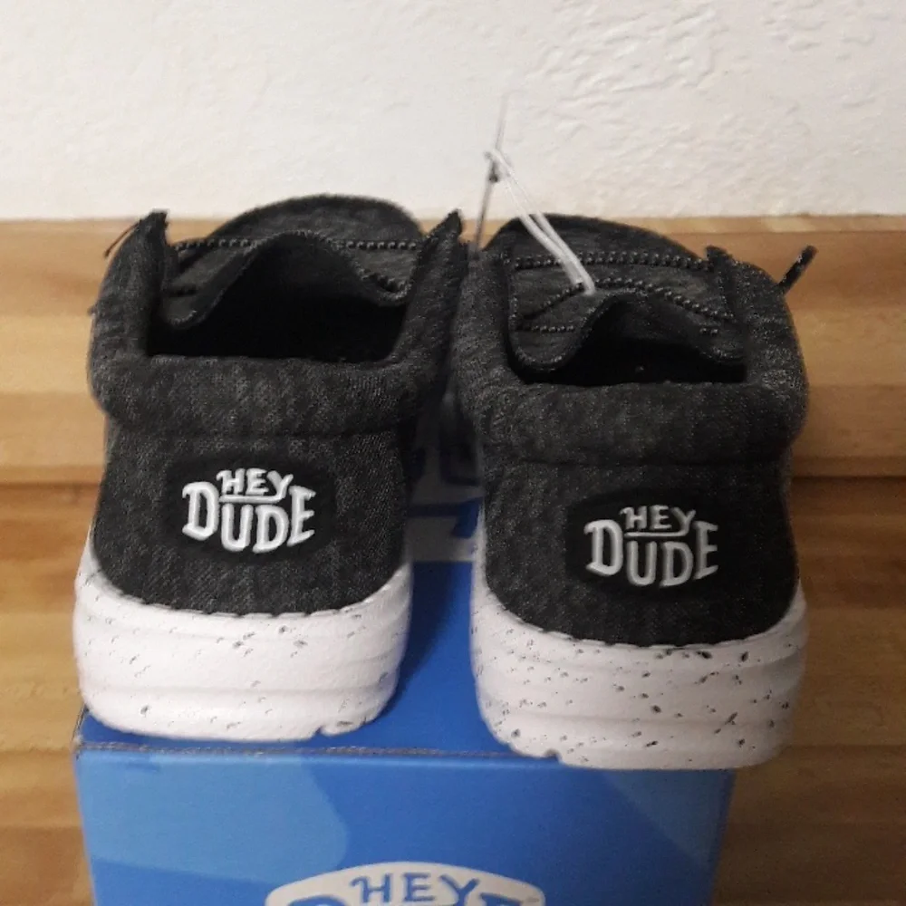 "Hey Dude" Wally Youth Sport Knit Boys Shoe Sizes 12 Tod - Picture 3 of 5